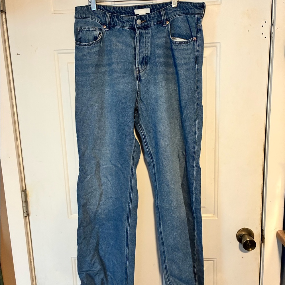 H&M Classic Blue Straight Leg Jeans